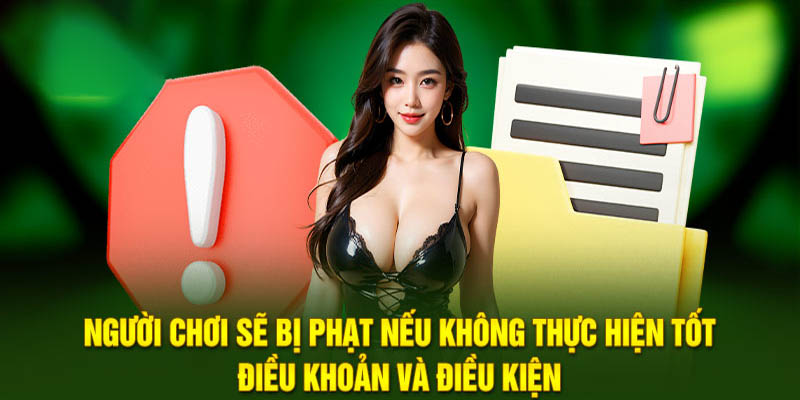 Người chơi sẽ bị phạt nếu không thực hiện tốt điều khoản và điều kiện